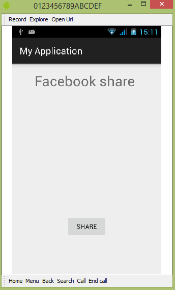 Android facebook教程